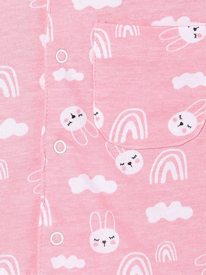 Baby and Kids Pajama Nightsuit Set- Cutey Bunny