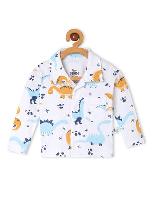 Baby and Kids Pajama Nightsuit Set - Dino Trip