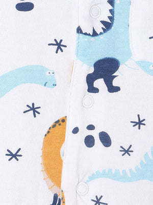 Baby and Kids Pajama Nightsuit Set - Dino Trip