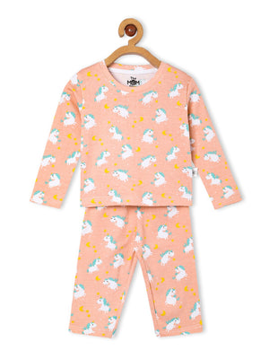 Baby and Kids Pajama Nightsuit Set- Dreamy Unicorn