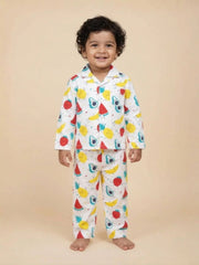 Baby and Kids Pajama Nightsuit Set - Fruity Cutie