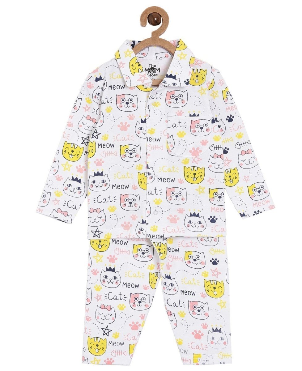 Baby Pajama Set - Meow Meow - TPS-MWMW-0-6