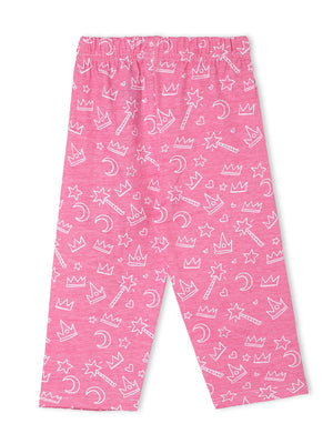 Baby and Kids Pajama Nightsuit Set- Pink-A-Boo
