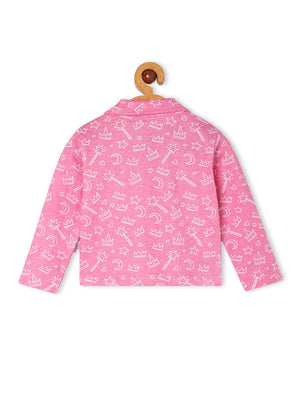 Baby and Kids Pajama Nightsuit Set- Pink-A-Boo