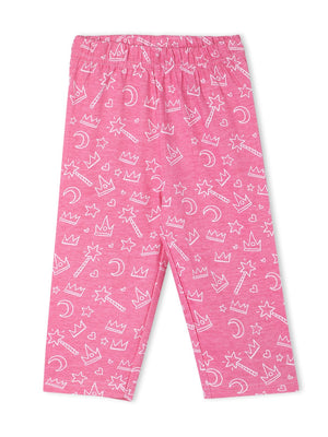 Baby and Kids Pajama Nightsuit Set- Pink-A-Boo