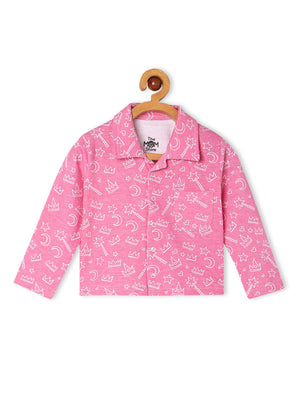 Baby and Kids Pajama Nightsuit Set- Pink-A-Boo