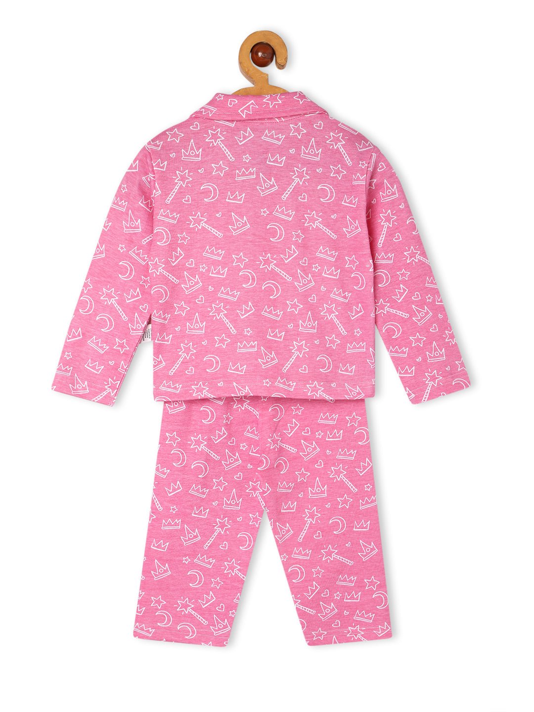 Baby and Kids Pajama Nightsuit Set- Pink-A-Boo