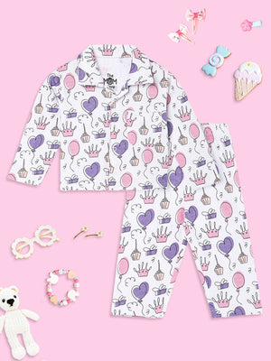 Baby and Kids Pajama Nightsuit Set- Ready To Skate