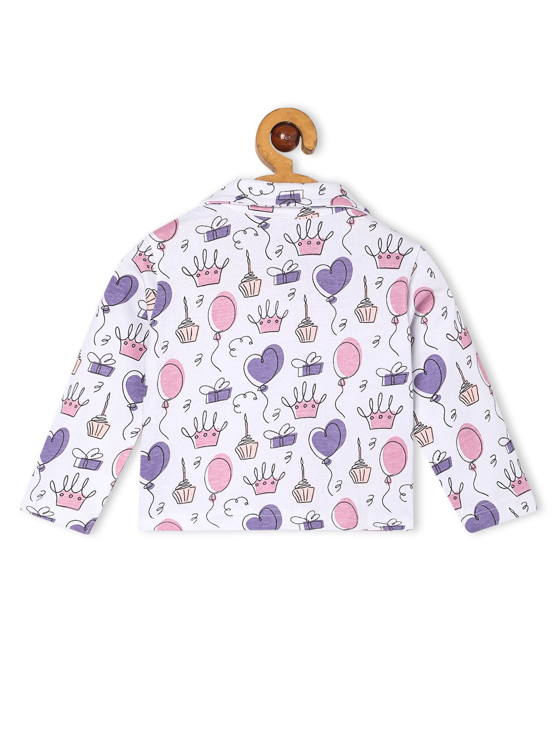 Baby and Kids Pajama Nightsuit Set- Princess Party
