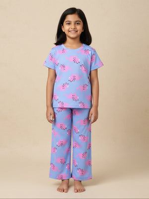 Baby and Kids Pajama Nightsuit Set - Roar & Rest - Multi Baby Pyjamas Set