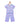 Front view of The Mom Store Roar & Rest pajama set on hanger ‚Äì top and pants featuring pink dinosaurs on blue base.