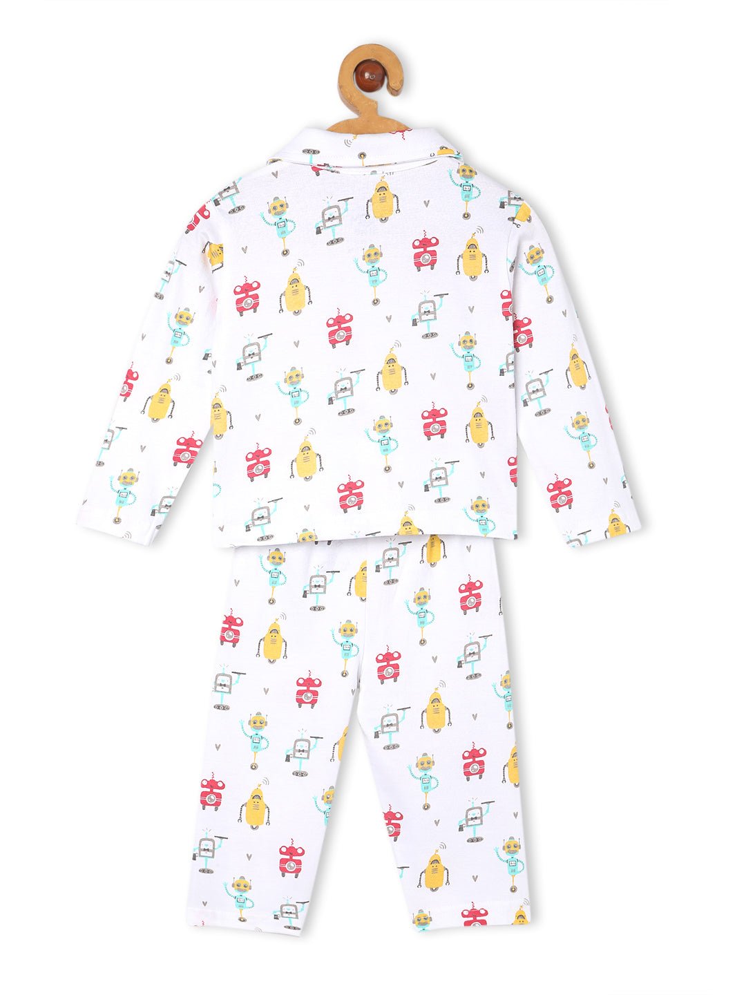 Baby and Kids Pajama Nightsuit Set- Robo Club
