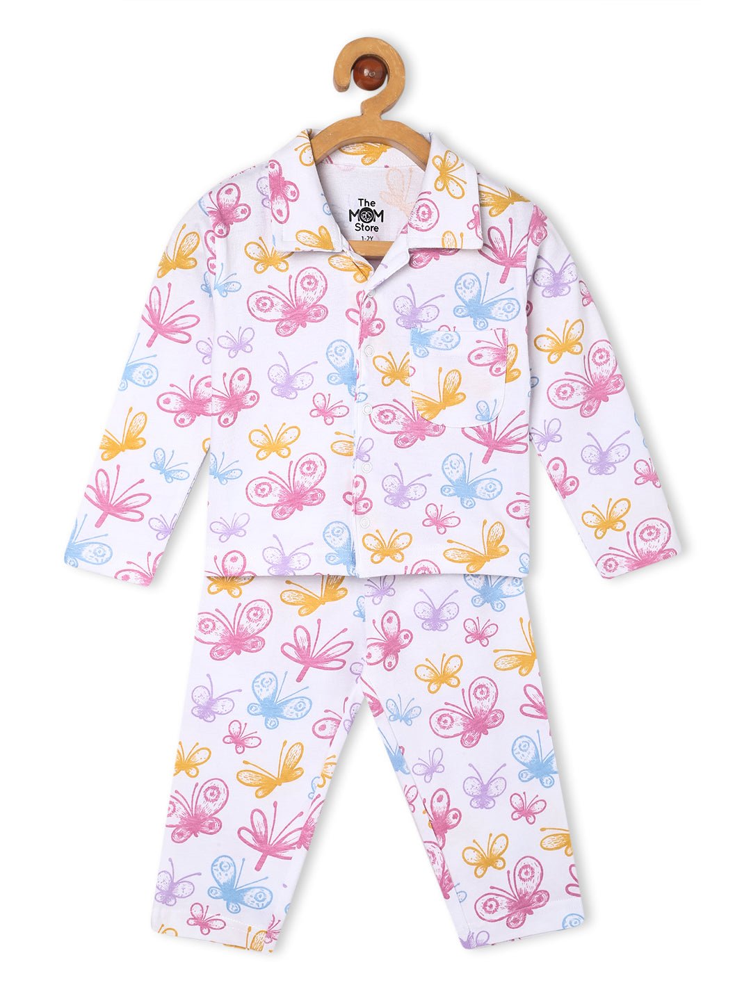 Baby and Kids Pajama Nightsuit Set- Spring Wings