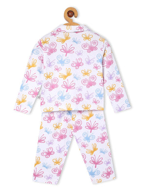 Baby and Kids Pajama Nightsuit Set- Spring Wings