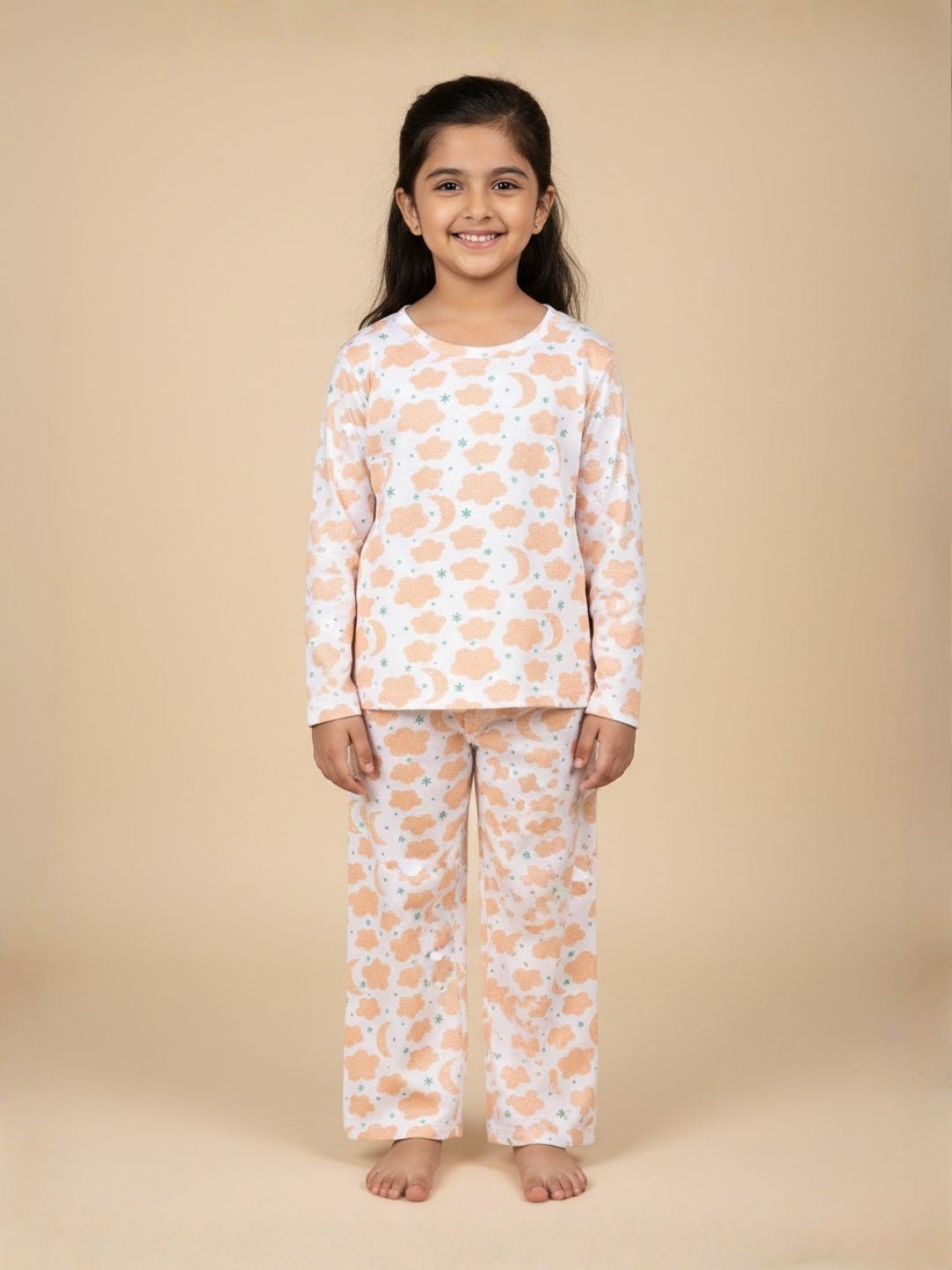 Baby and Kids Pajama Nightsuit Set - Sweet Dreams - 0 - 6 Months Baby Pyjamas Set