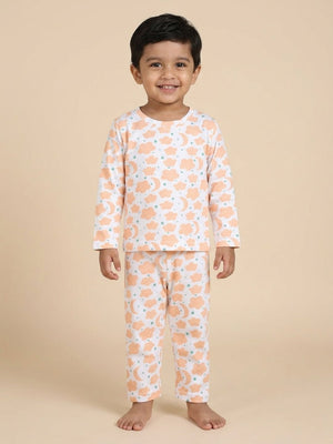Baby and Kids Pajama Nightsuit Set- Sweet Dreams - 0-6 Months Baby Pyjamas Set