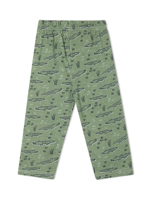 Baby and Kids Pajama Nightsuit Set - The Alligator - TPS - MP - TAGR - 0 - 6