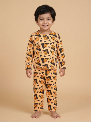 Baby and Kids Pajama Nightsuit Set- Tiger Tales - 0-6 Months Baby Pyjamas Set