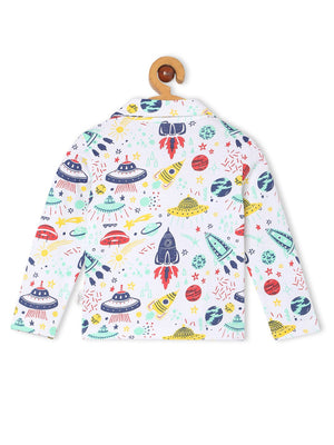 Baby and Kids Pajama Nightsuit Set - Tour to the Space (3)