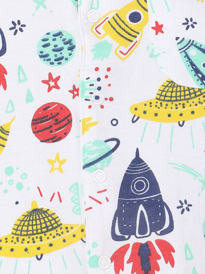 Baby and Kids Pajama Nightsuit Set - Tour to the Space (3)