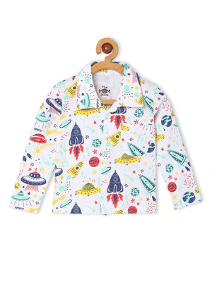 Baby and Kids Pajama Nightsuit Set - Tour to the Space (3)