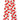 Full view of pajama pants from The Mom Store Tulip Twinkle Set showing red tulip print and elastic waistband