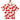 Back view of The Mom Store Tulip Twinkle pajama top with red tulip floral pattern on soft white cotton fabric.