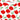 Neckline close-up of The Mom Store Tulip Twinkle pajama top showing the brand tag and red tulip print.