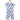 Back view of The Mom Store Zoomy Dreams Pajama Set on hanger with full blue car pattern on white base.
