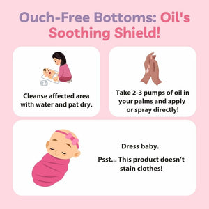 baby Ayurvedic Nappy Rash Protection Oil, Heals and Prevents Diaper rashes, 100% Certified Natural Origin - SC1003