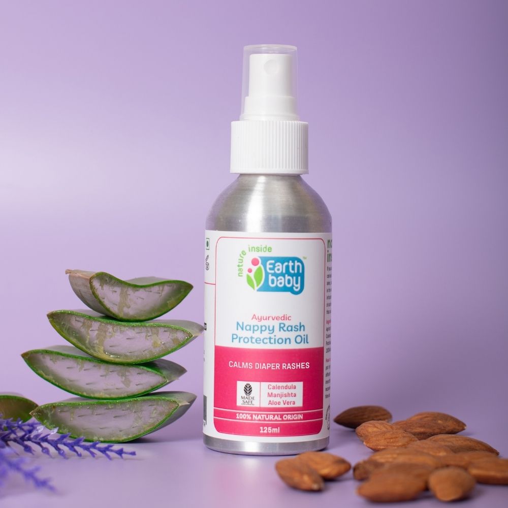 baby Ayurvedic Nappy Rash Protection Oil, Heals and Prevents Diaper rashes, 100% Certified Natural Origin - SC1003