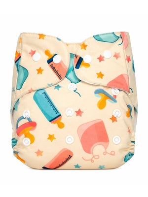 Baby Boo Print - Reusable Diaper - 3months - 3years Reusable Cloth Diaper