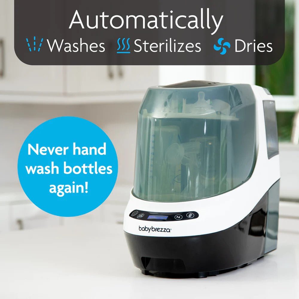 Baby Brezza Bottle Washer Pro - All In One Bottle Washer, Sterilizer, Dryer - BRZ0103