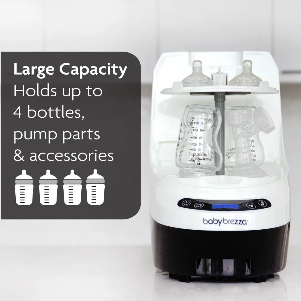 Baby Brezza Bottle Washer Pro - All In One Bottle Washer, Sterilizer, Dryer - BRZ0103