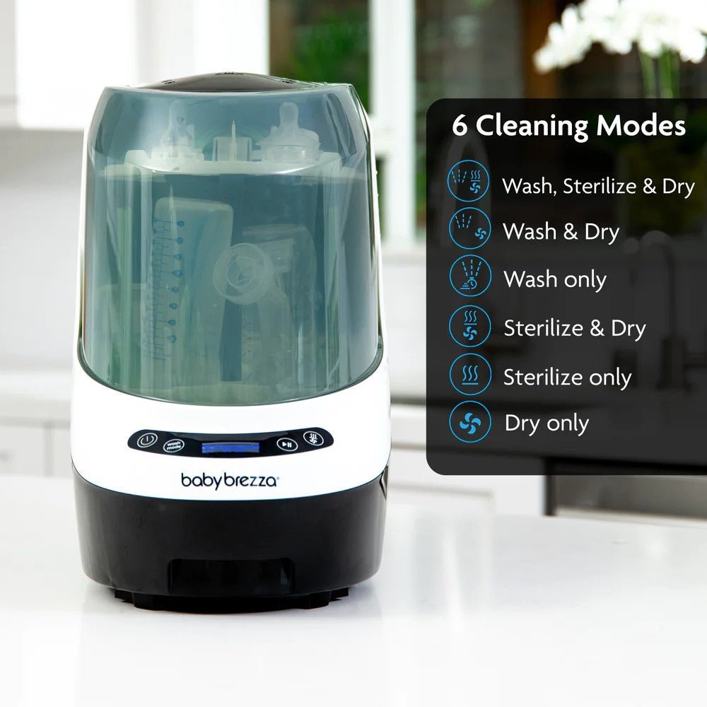 Baby Brezza Bottle Washer Pro - All In One Bottle Washer, Sterilizer, Dryer - BRZ0103