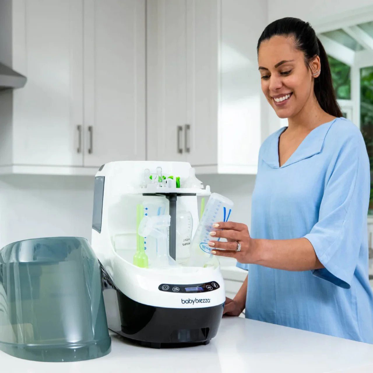 Baby Brezza Bottle Washer Pro - All In One Bottle Washer, Sterilizer, Dryer - BRZ0103