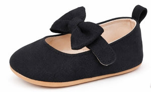 Baby Doe Black Bowbelle Prewalker - 6-9M Kids Shoes & Socks
