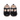 Baby Doe Black Net Rose Ballerina Prewalker - 6-9M Kids Shoes & Socks