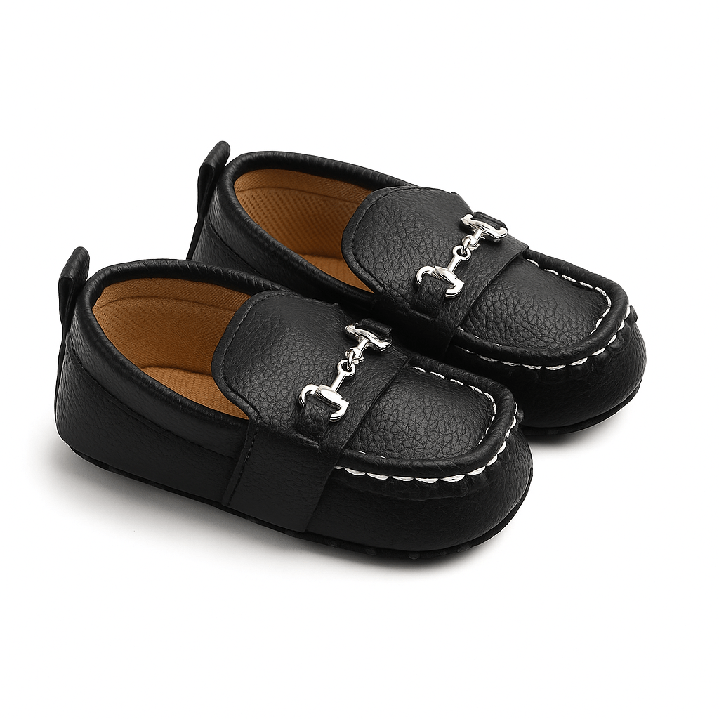 Baby Doe Black Oxford loafers - BD - BP - LOAF - BLK - SN10 - 1