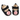 Baby doe Black Satin Rose Prewalker - 6-9M Kids Shoes & Socks
