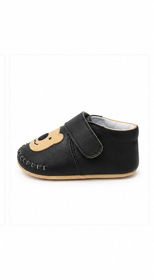 Baby Doe Black Teddy Loafer Prewalker - 6-9M Kids Shoes & Socks