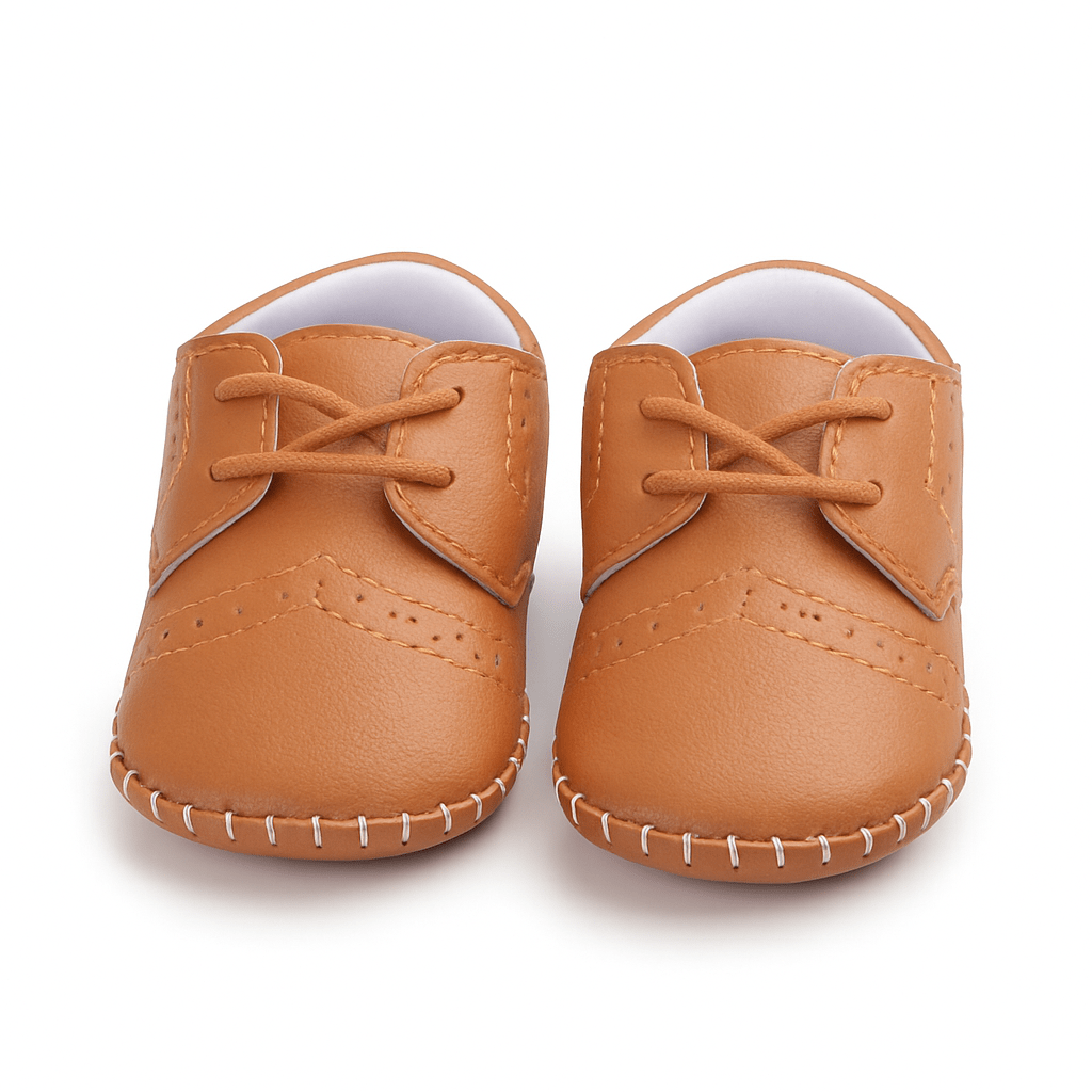 Baby Doe Brown Brogues Prewalkers - 6 - 9 months Baby Shoes