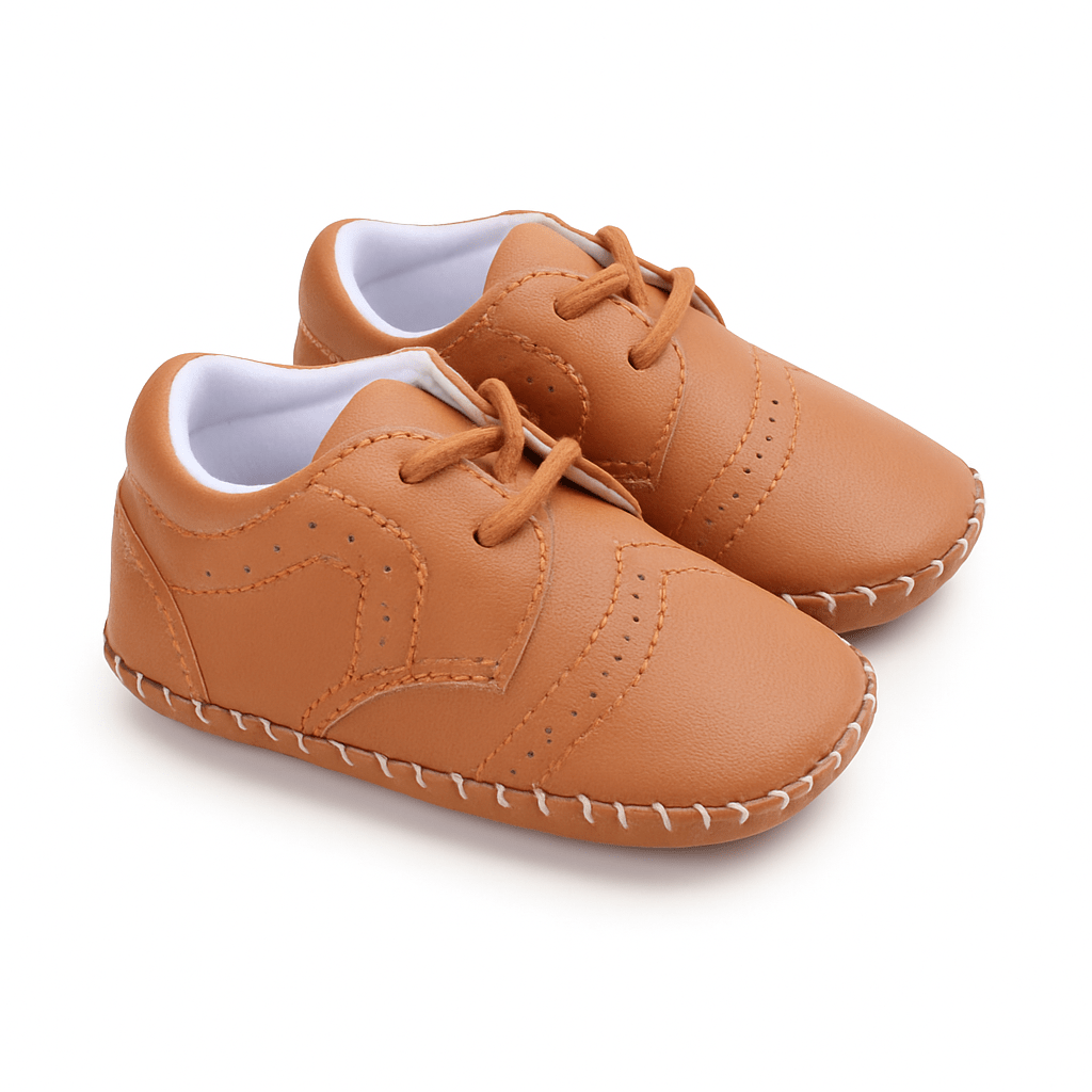 Baby Doe Brown Brogues Prewalkers - 6 - 9 months Baby Shoes
