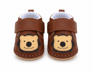 Baby Doe Brown Teddy Loafer Prewalker - 6-9M Kids Shoes & Socks