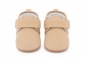 Baby Doe Cream Suede Soft Prewalker - 6-9M Kids Shoes & Socks
