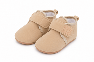 Baby Doe Cream Suede Soft Prewalker - 6-9M Kids Shoes & Socks