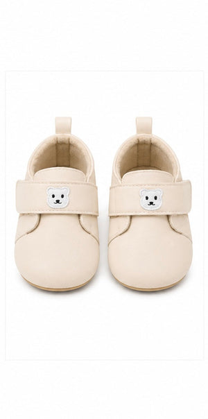 Baby Doe Cream Tedddy Embroidery Loafer - 6-9M Kids Shoes & Socks
