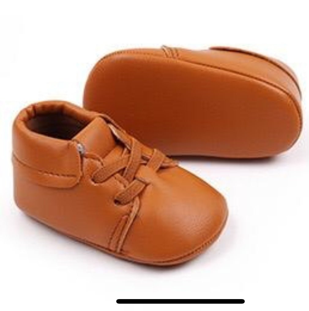 Baby Doe Famous Tan High Top Sneakers - BD - BP - BOOT - TAN - SN25 - 1