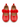 Baby Doe Glossy Red Blossom Ballerina Shoes for Girls - 20 Kids Shoes