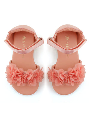 Baby Doe Pink Blossom Sandals Toddlers - BD - GT - SAN - LPK - FLW - 23